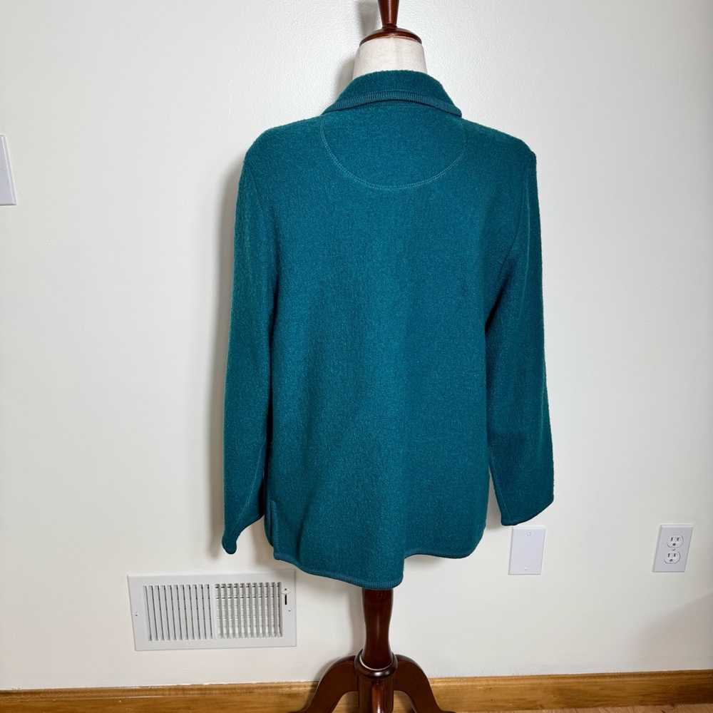 Appleseed Wool Teal Women's Jacket - Picture 2 of 4